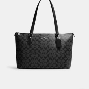 Black Coach tote bag
